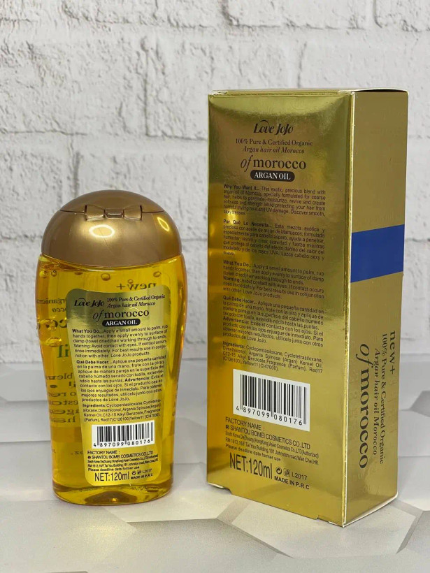 روغن آرگان مو مدل لاو جوجو