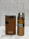 ست مردانه عطر و اسپری امپر لجند قهوه ای اصل Emper set Legend EDTاصل