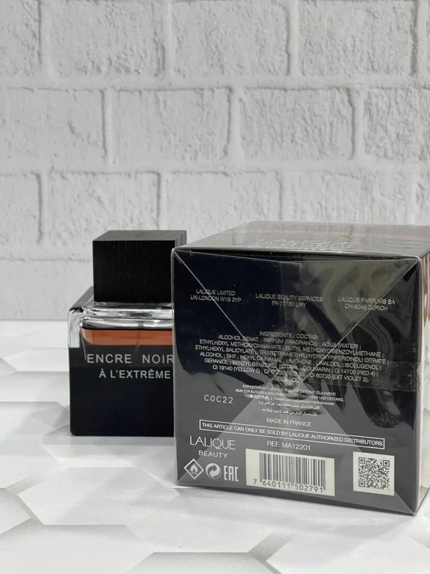 لالیک انکر نویر ال اکستریمlalique Encre Noire A L Extremeاصل