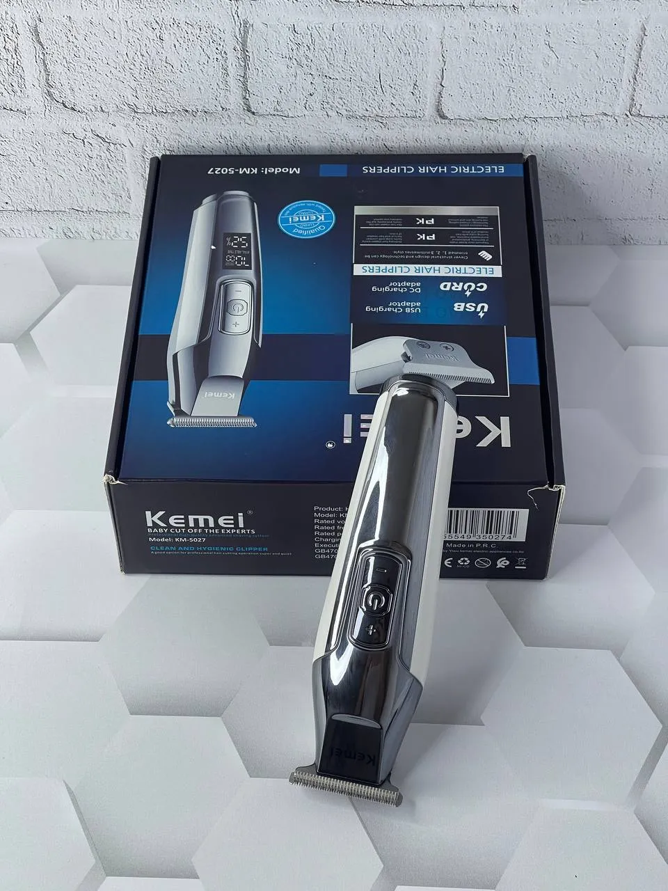 ماشین اصلاح موی سر و صورت کیمی مدل Kemei KM-5027