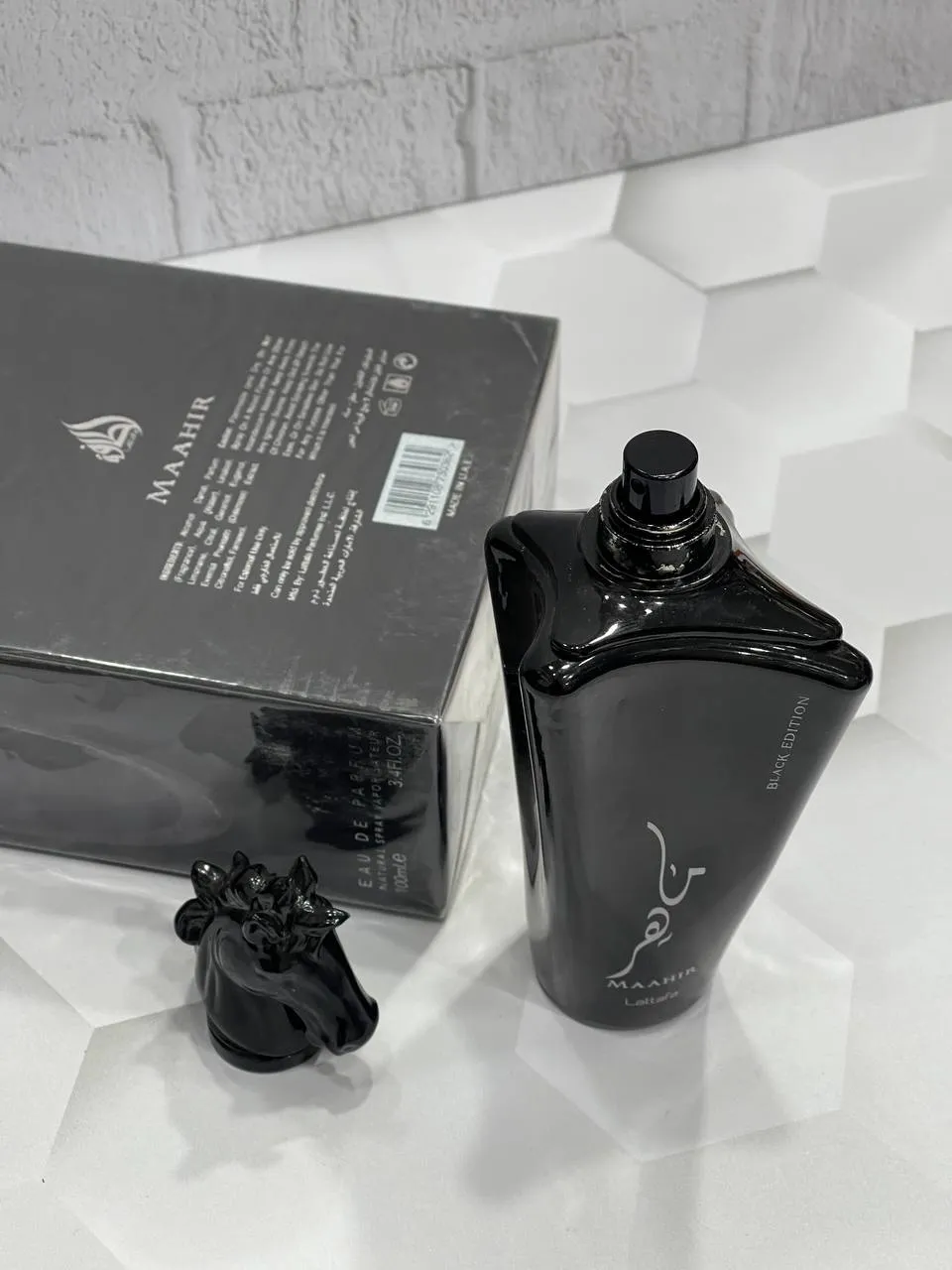 ادکلن ماهر مشکی لطافه اصل Lattafa Maahir Black Editionاصل