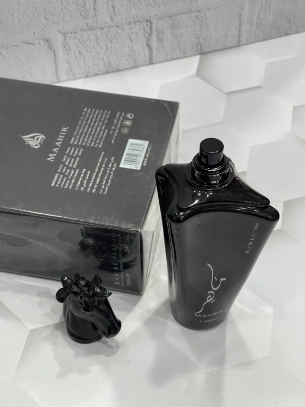 ادکلن ماهر مشکی لطافه اصل Lattafa Maahir Black Editionاصل