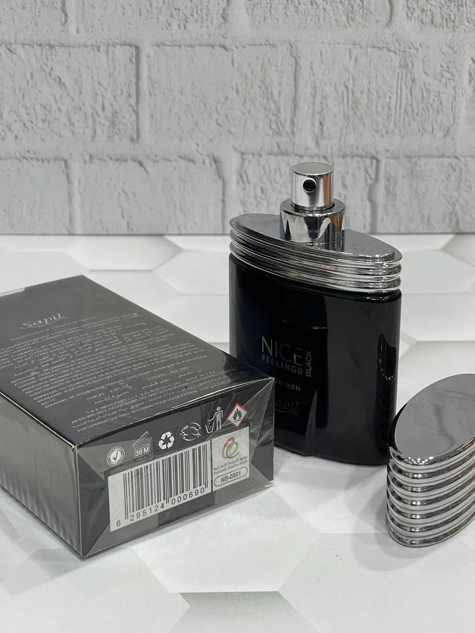 عطر نایس فیلینگز بلک مردانه ساپیل اصل Sapil Nice Feelings Black Edtاصل