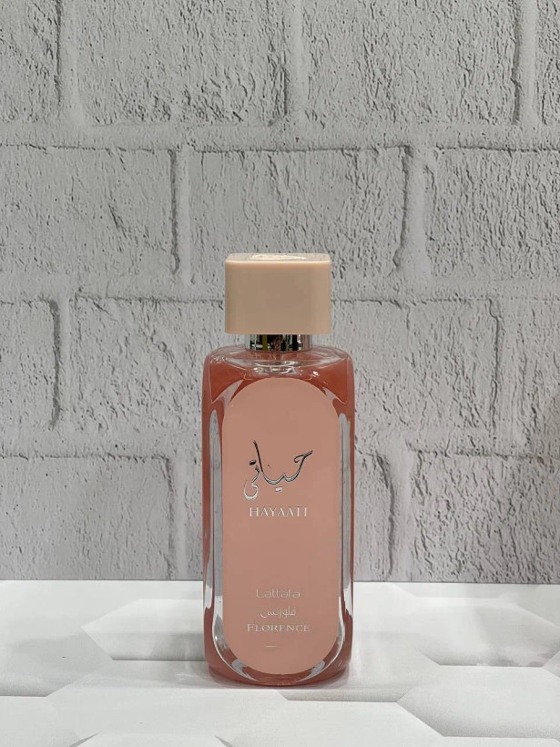 عطر ادکلن لطافه حیاتی فلورنس صورتی Lattafa Hayaati Florenceاصل