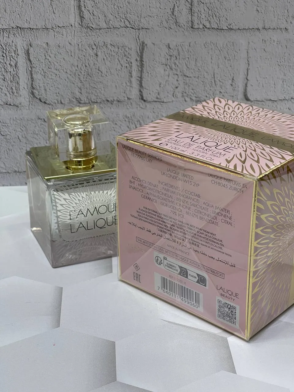 ادکلن لالیک لامور له آمور زنانه Lalique LAmourاصل