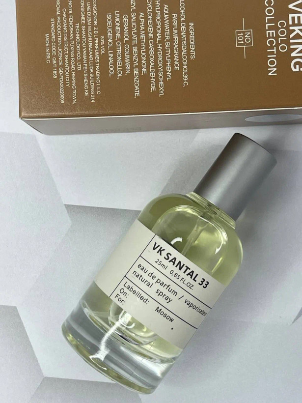 ادکلن مینی سانتال 33 ویکینگ VK Santal 33 حجم 25 میل