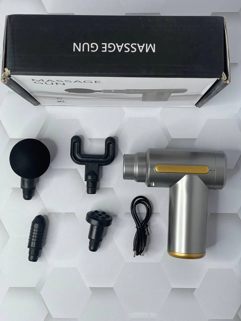 ماساژور تفنگی شارژی مدل MASSAGE GUN