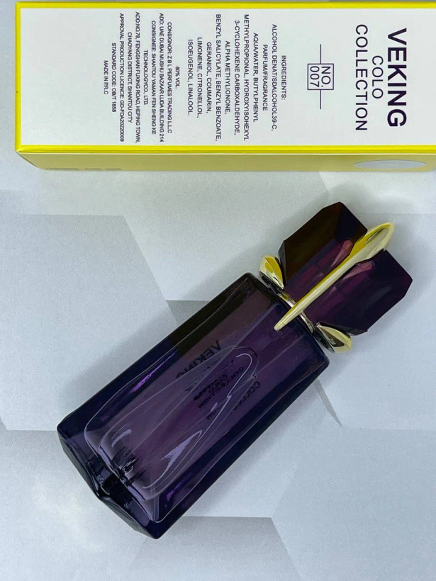 عطر مینی الین موگلر زنانهآلین موگلر بنفش برند ویکینگ Mugler Alien Veking حجم 25 میل