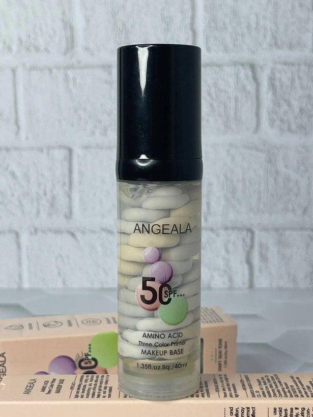پرایمر سه رنگ آمینو اسید آنجلا حاوی SPF50 حجم 40ml