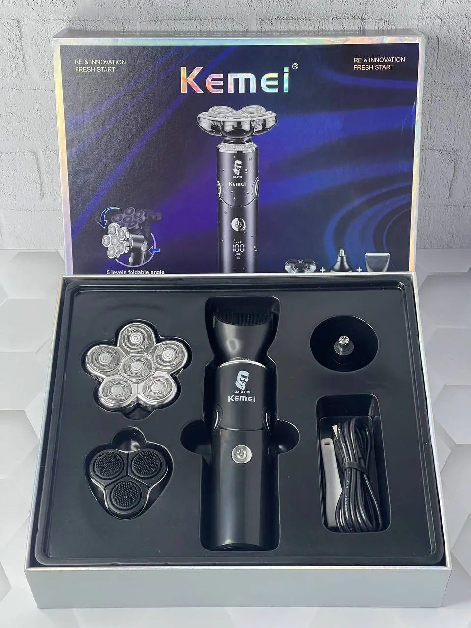 ست ماشین اصلاح 4 کاره کیمی مدل Kemei KM-2193