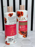 شامپو بدن LUX لوکس با رایحه گل بامیه Romantic Hibiscus