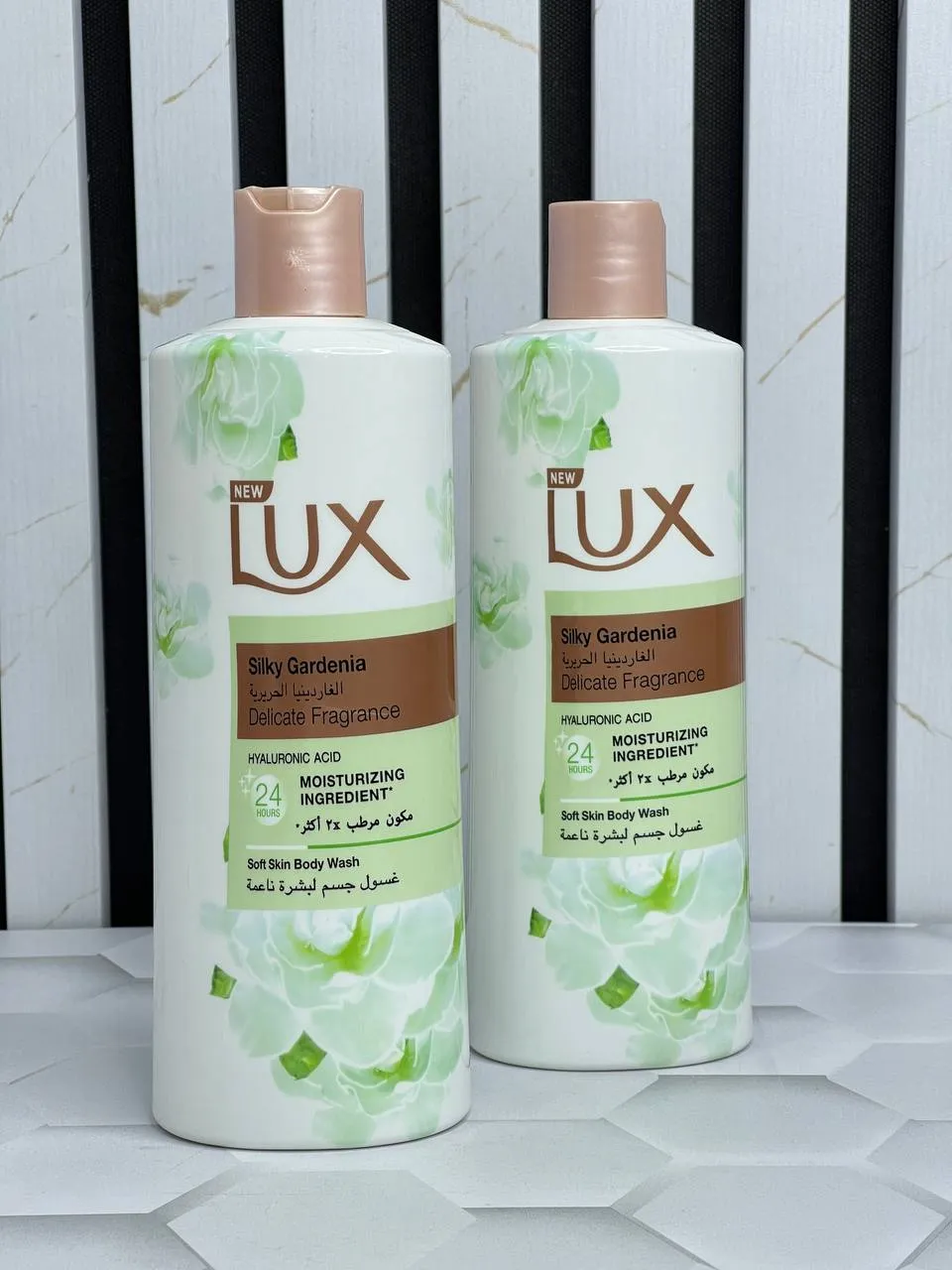 شامپو بدن لوکس رایحه گل گاردنیا Silky Gardenia حجم 500 میلی لیتر