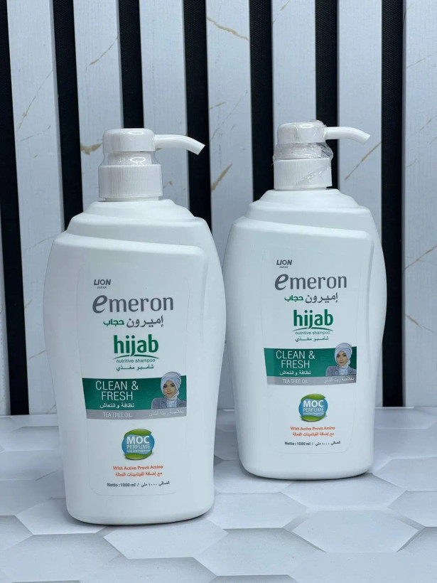 شامپو امرون مدل Hijab Clean and Fresh حجم 1000 میل