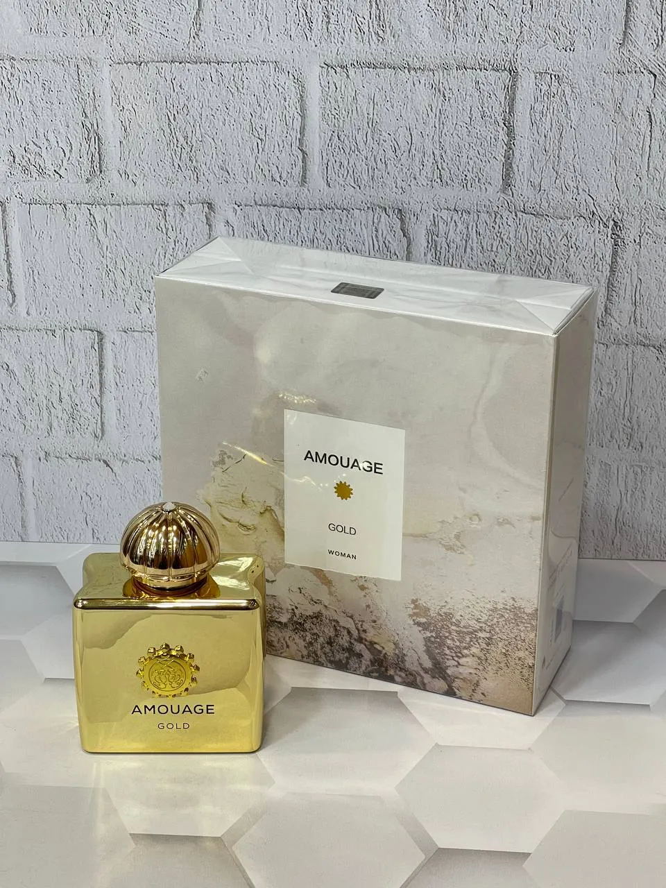 ادکلن آمواج گلد زنانه آمواژ طلایی هاردباکس AMOUAGE - Amouage Gold for Women