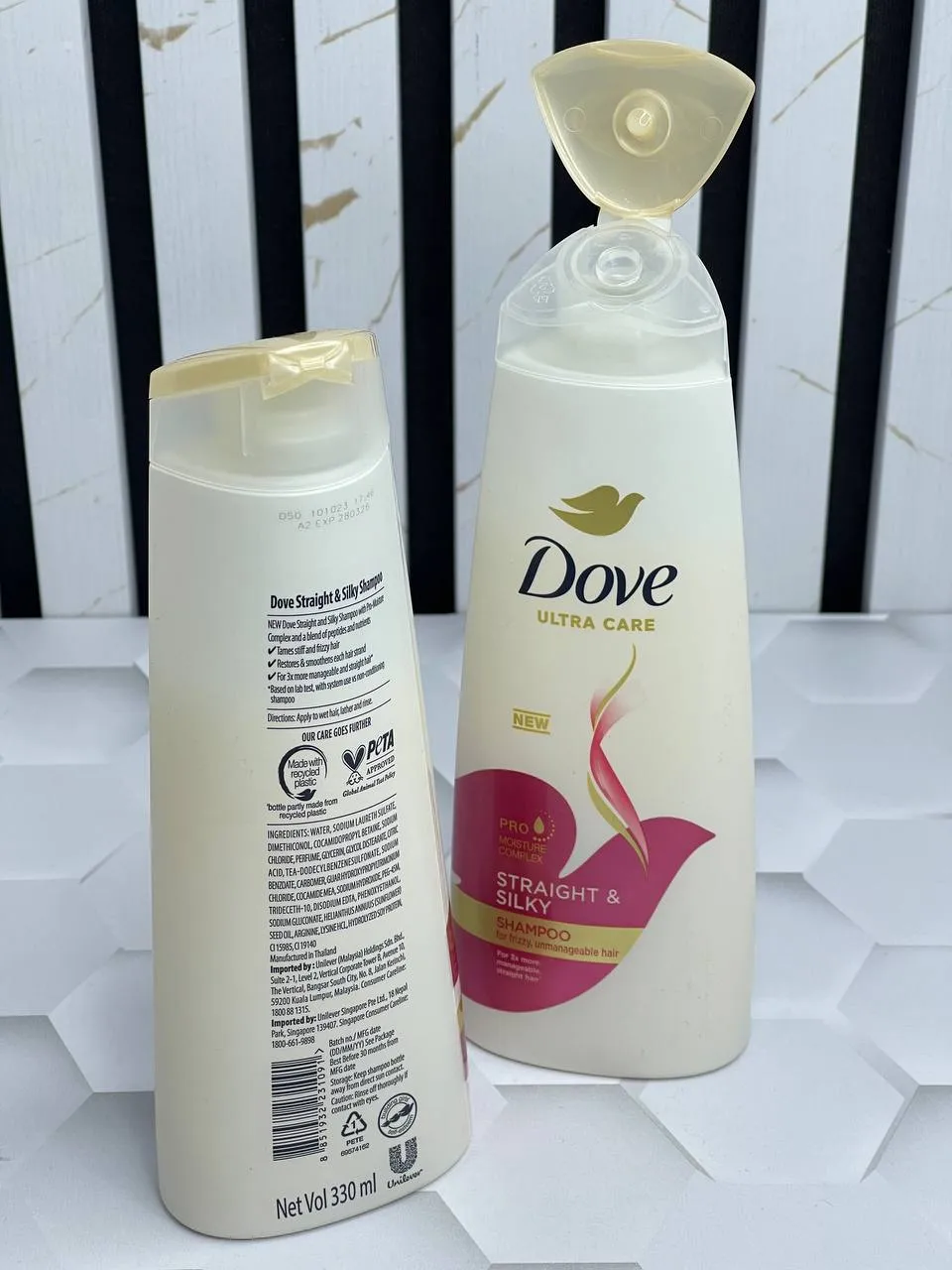 شامپو نرم کننده مو داو Dove straight silky