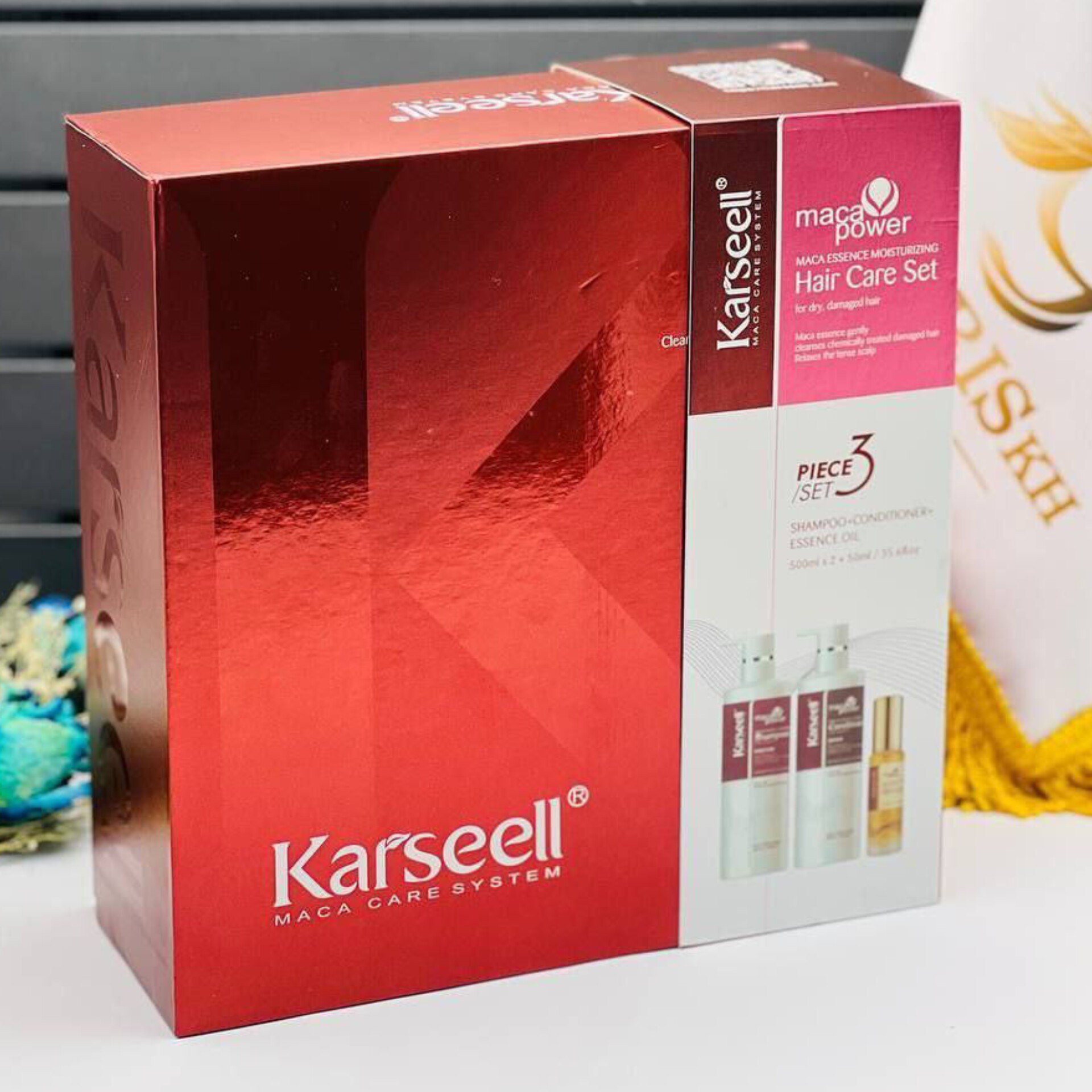 پک کارسل ( شامپو، ماسک ،روغن )