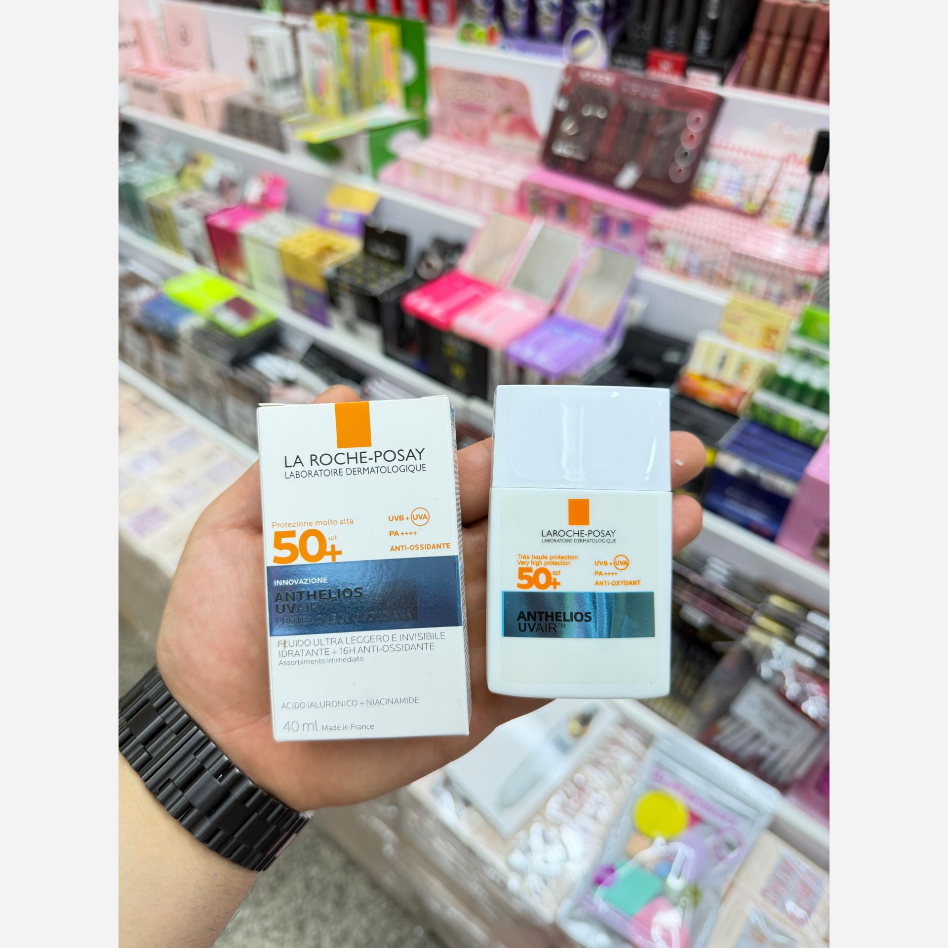 ضد آفتاب لاروش پوزای   SPF50 مواد بدون رنگ